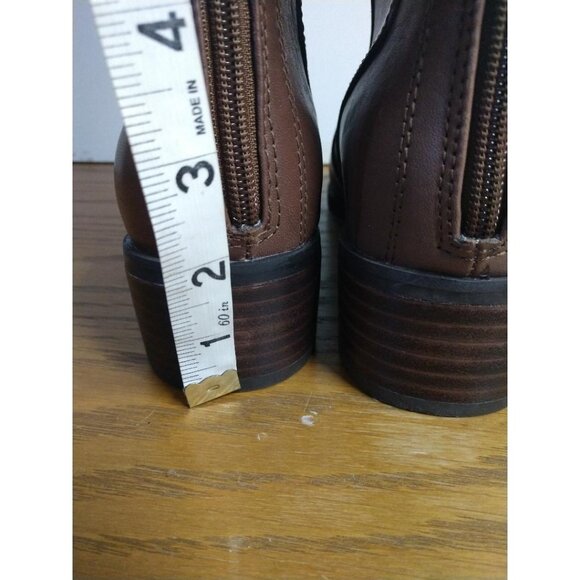 Sole Bound By Baretraps Dreia Womens Brush Brown Leather Knee-High Boots Size 9M - Picture 2 of 11